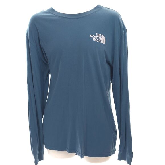 The North Face Men's XL Aqua Blue Simple Dome Never Stop Exploring T-Shirt Size - Picture 2 of 7